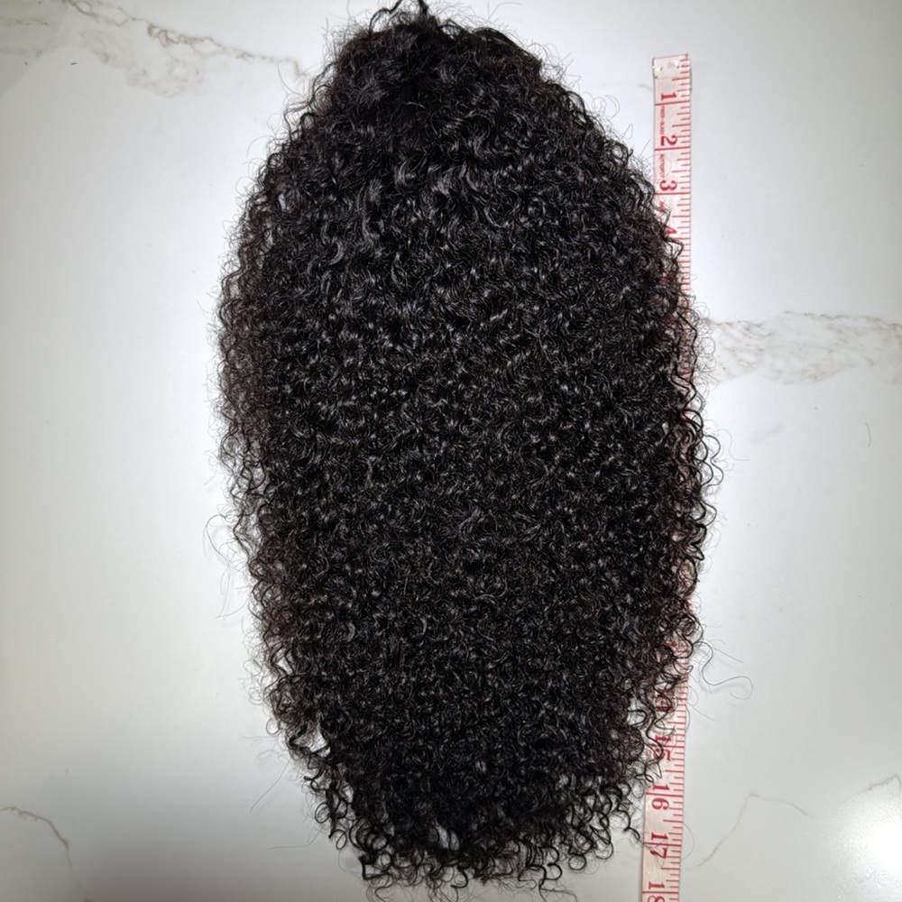 🥳🥳1/2 OFF Deal!! 💯% 18” Human, Kinky Curly, Black - Picture 9 of 15